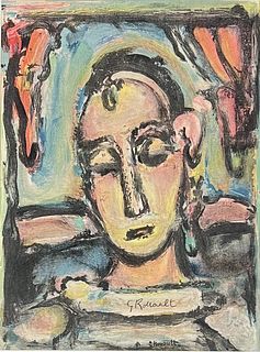 George Rouault "Portrait I" Hand Signed Lithograph