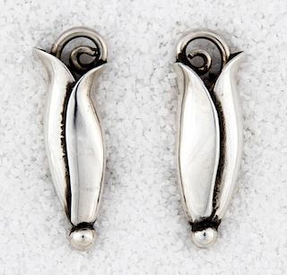 Jensen USA Sterling Silver Earrings Converted to Posts