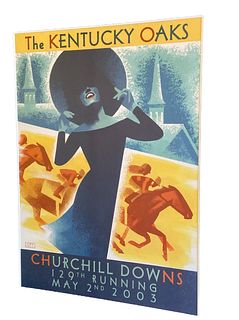 EMPIRE Kentucky Oaks Churchill Downs Race Poster