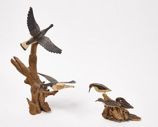 Miniature Geese and Shorebirds