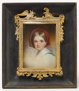 Miniature Portrait of a Girl