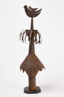 Sheet Iron Finial with Dove