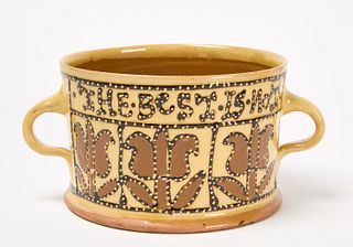 Contemporary Redware Loving Cup
