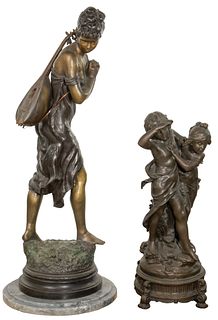 (After) Auguste Moreau (French, 1834-1917) Bronze Sculptures