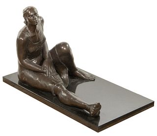 Norma Penchansky-Glasser (American, 20th Century) Patinated Bronze Sculpture