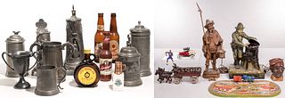 Pewter Beer Stein and Mug Assortment