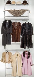 Fur Coat and Accessory Assortment