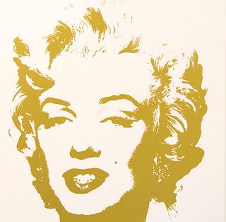 Andy Warhol- Silk Screen "Golden Marilyn 11.41"