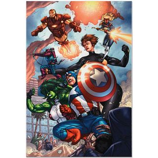Marvel Comics "Avengers #84" Numbered Limited Edition Giclee on Canvas by Scott Kolins with COA.