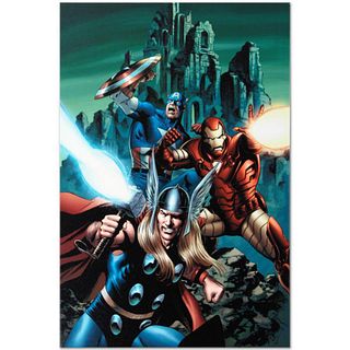 Marvel Comics "Thor #81" Numbered Limited Edition Giclee on Canvas by Steve Epting with COA.