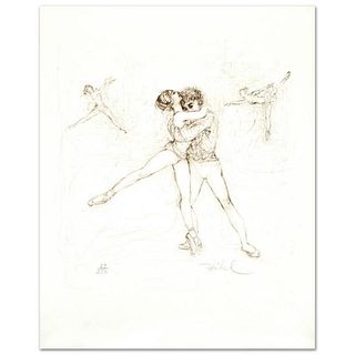 "Pas de Deux" Limited Edition Lithograph by Edna Hibel (1917-2014), Numbered and Hand Signed with Certificate of Authenticity.