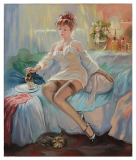 Taras Sidan- Original Giclee on Canvas "Alexandra"