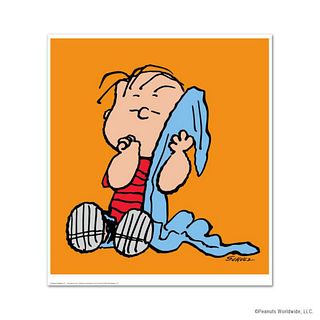 Peanuts, "Linus: Orange" Hand Numbered Limited Edition Fine Art Print with Certificate of Authenticity.
