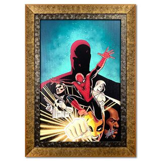 Marvel Comics, "Shadowland #1" Framed Limited Edition on Canvas from an AP Edition by John Cassaday, Hand Signed by Stan Lee (1922-2018) with COA.