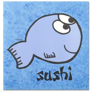 "Sushi" Limited Edition Lithograph by Todd Goldman, Numbered and Hand Signed with Certificate of Authenticity.