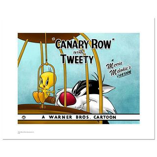 "Canary Row" Limited Edition Giclee from Warner Bros., Numbered with Hologram Seal and Certificate of Authenticity.