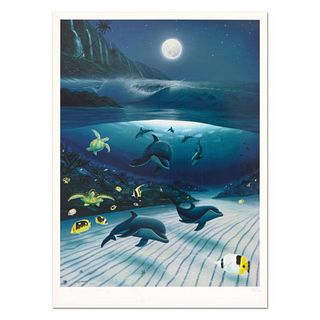 Wyland, "Mystical Waters" Limited Edition Lithograph, Numbered and Hand Signed with Certificate of Authenticity.