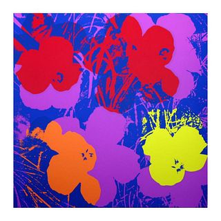 Andy Warhol "Flowers 11.66" Silk Screen Print from Sunday B Morning.