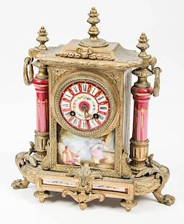 Continental Sevres Style Bracket Clock