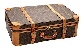 A Louis Vuitton Monogram Canvas Suitcase, 31" x 20.25" x 9.75"