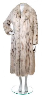 * A Sorbara Lynx Coat, No Size.