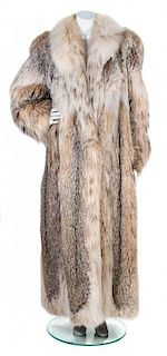 A Lynx Fur Coat, No Size.