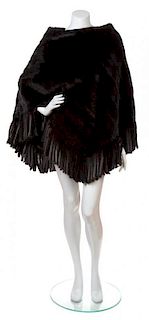 * A Pair of Dennis Basso Mink Capes, No Sizes.