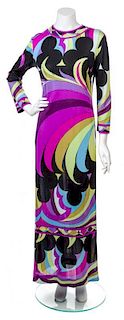 A Emilio Pucci Multicolor Dress, No Size.