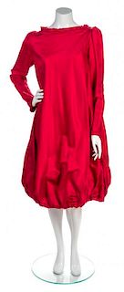 A Mauro Onedetti Red Cocktail Dress, Size 42.