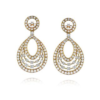 Oscar Heyman Diamond Earrings