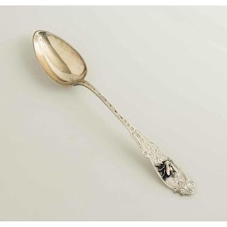George Sharp Silver Serving Spoon