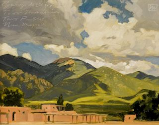 Michael Cassidy (b. 1958) Sangre de Cristo, Taos Pueblo