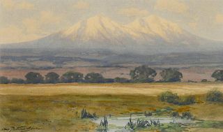 Charles Partridge Adams (1858-1942) The Spanish Peaks, Southern Colorado