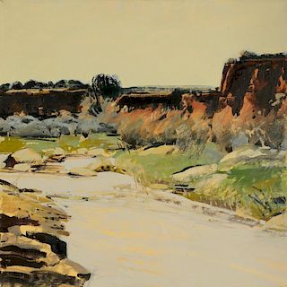 Forrest Moses (b. 1934) San Cristobal, New Mexico