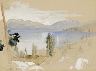 Thomas Moran (1837-1926) Lake Tahoe