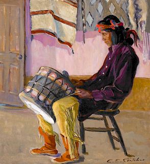 Catherine Critcher (1868-1964) Indian Drummer