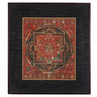 An Early Tibetan Mandala of Buddha Amitabha