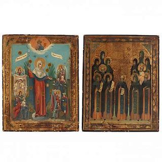 Two 19th Century Russian Icons