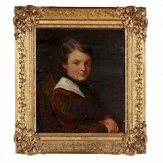 Fran-ois Riss (France/Russia, 1804-1886), Portrait of a Young Boy