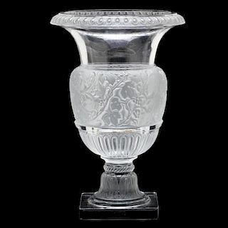 Lalique "Versailles" Crystal Vase