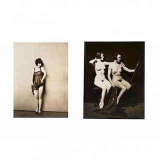 Alfred Cheney Johnston (NY, 1885-1971), Two Photographs of Ziegfeld Follies Showgirls