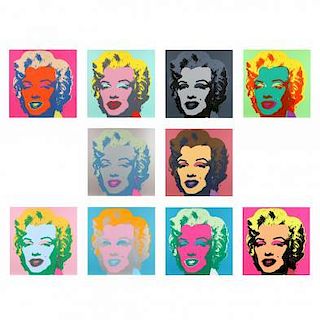 after Andy Warhol (American, 1928-1987), Marilyn Portfolio