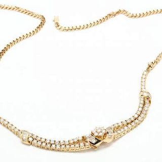 18KT Gold and Diamond Necklace