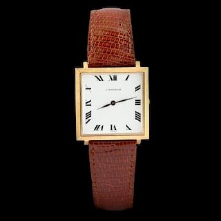 Gent's Vintage 18KT Gold Watch, Cartier / Movado