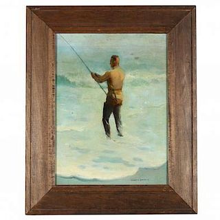 William Goadby Lawrence (1913-2002), <i>The Surf Catcher</i>