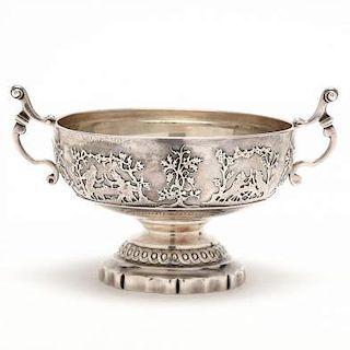 An 18th Century French Silver Two-Handled Bowl