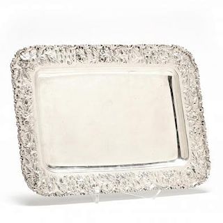 S. Kirk & Son "Repousse" Sterling Silver Tray