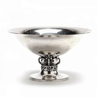 An Alphonse La Paglia Designed Sterling Silver Pedestal Bowl