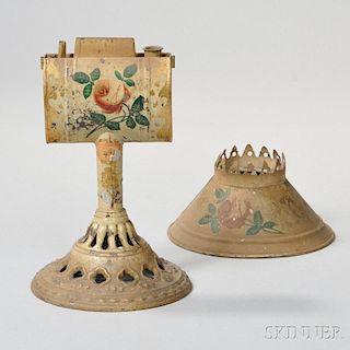 Paint-decorated Oil Lamp