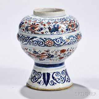 Tin-glazed Earthenware Chimney Vase